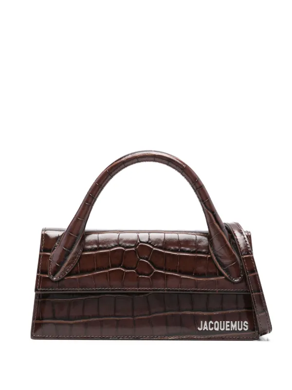 【JACQUEMUS】Le Chiquito Long ハンドバッグ ブラウン Jacquemus Le Chiquito Long Tote Bag | Brown | FARFETCH