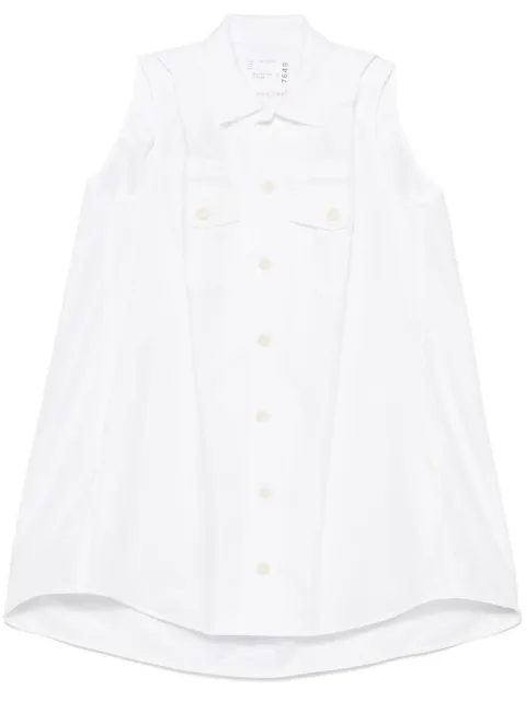 sacai sleeveless shirt