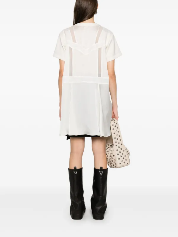 sacai Contrast Panel Dress ワンピース コート