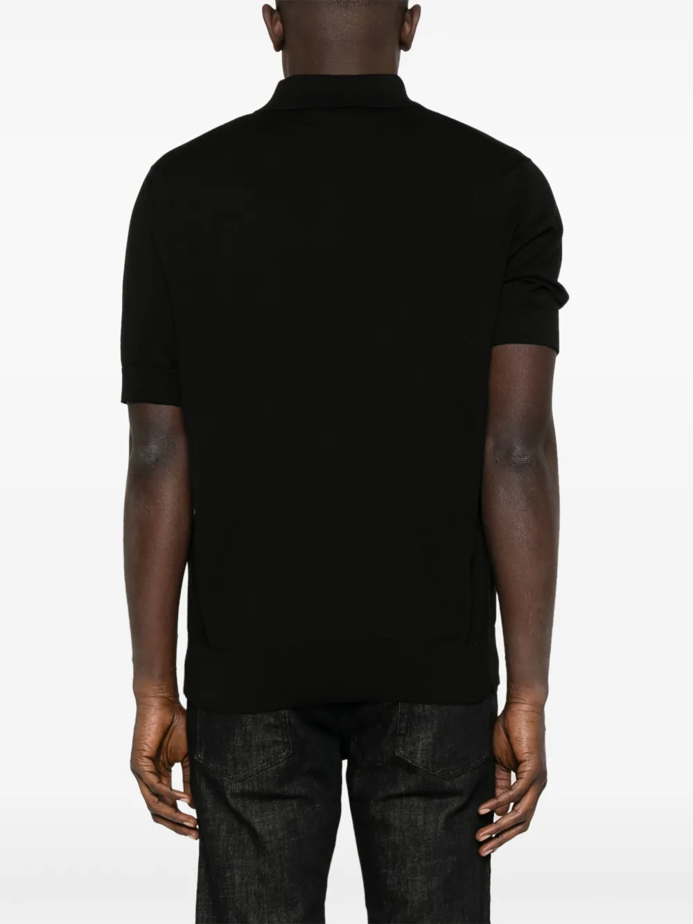 Dolce & Gabbana Poloshirt met geborduurd logo Zwart