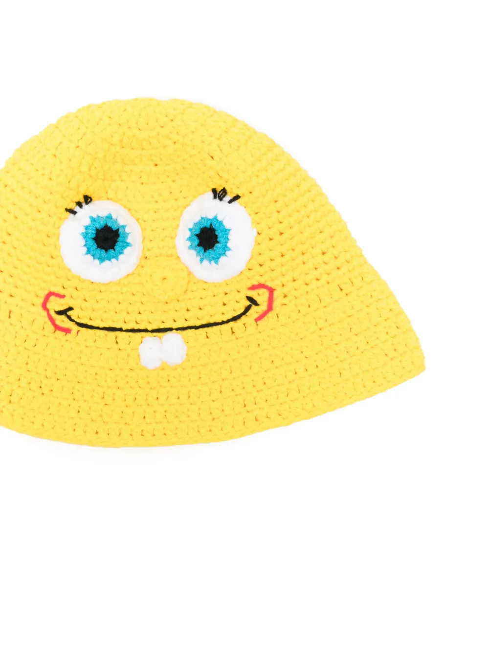 Stella McCartney Kids x SpongeBob SquarePants gehaakte vissershoed - Geel