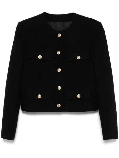 Juun.J blazer en tweed - Noir - Juun.J - Modalova