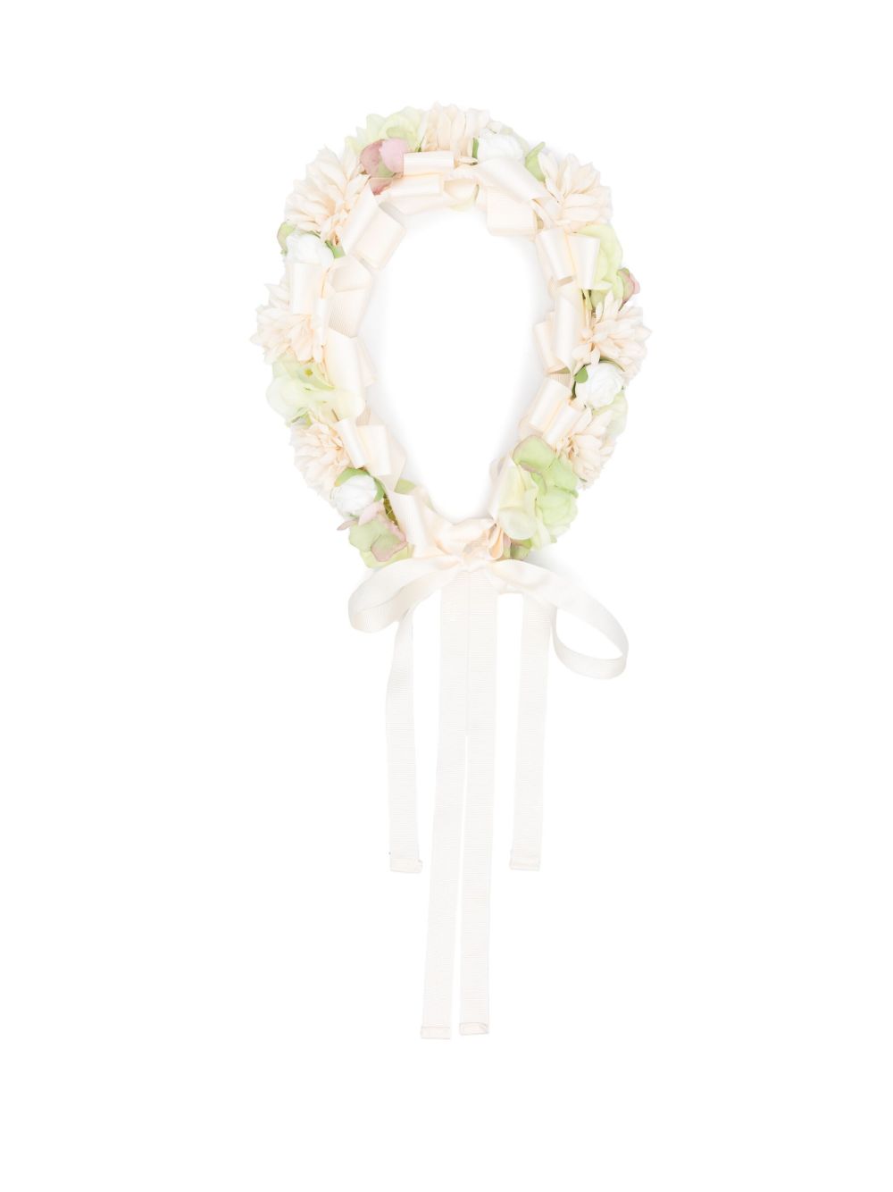 Colorichiari floral-appliqué hair band - Neutrals