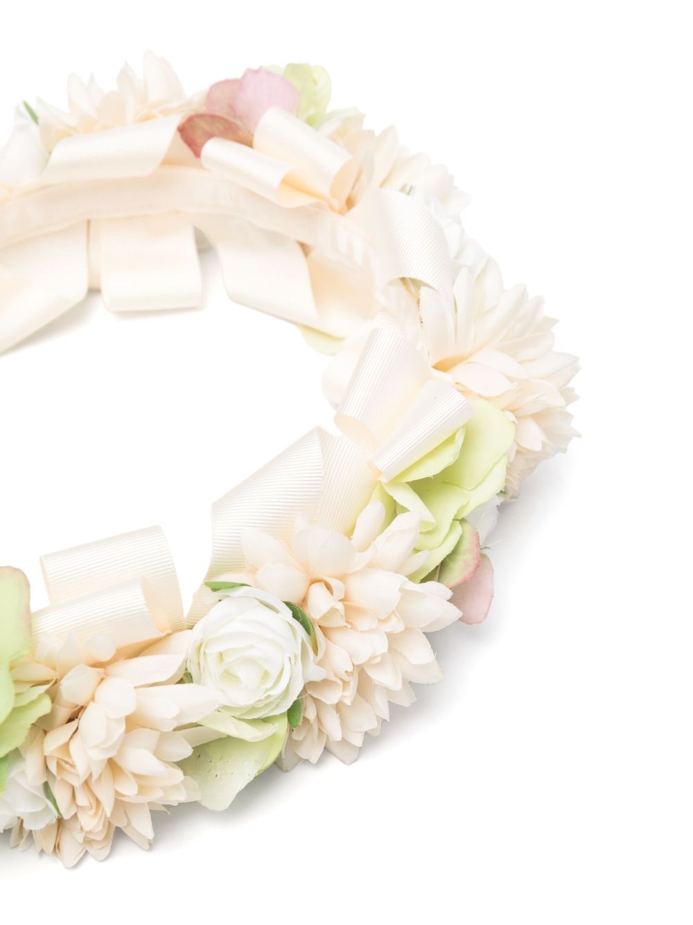 Colorichiari floral-appliqué hair band - Neutrals