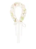 Colorichiari floral-appliqué hair band - Neutrals