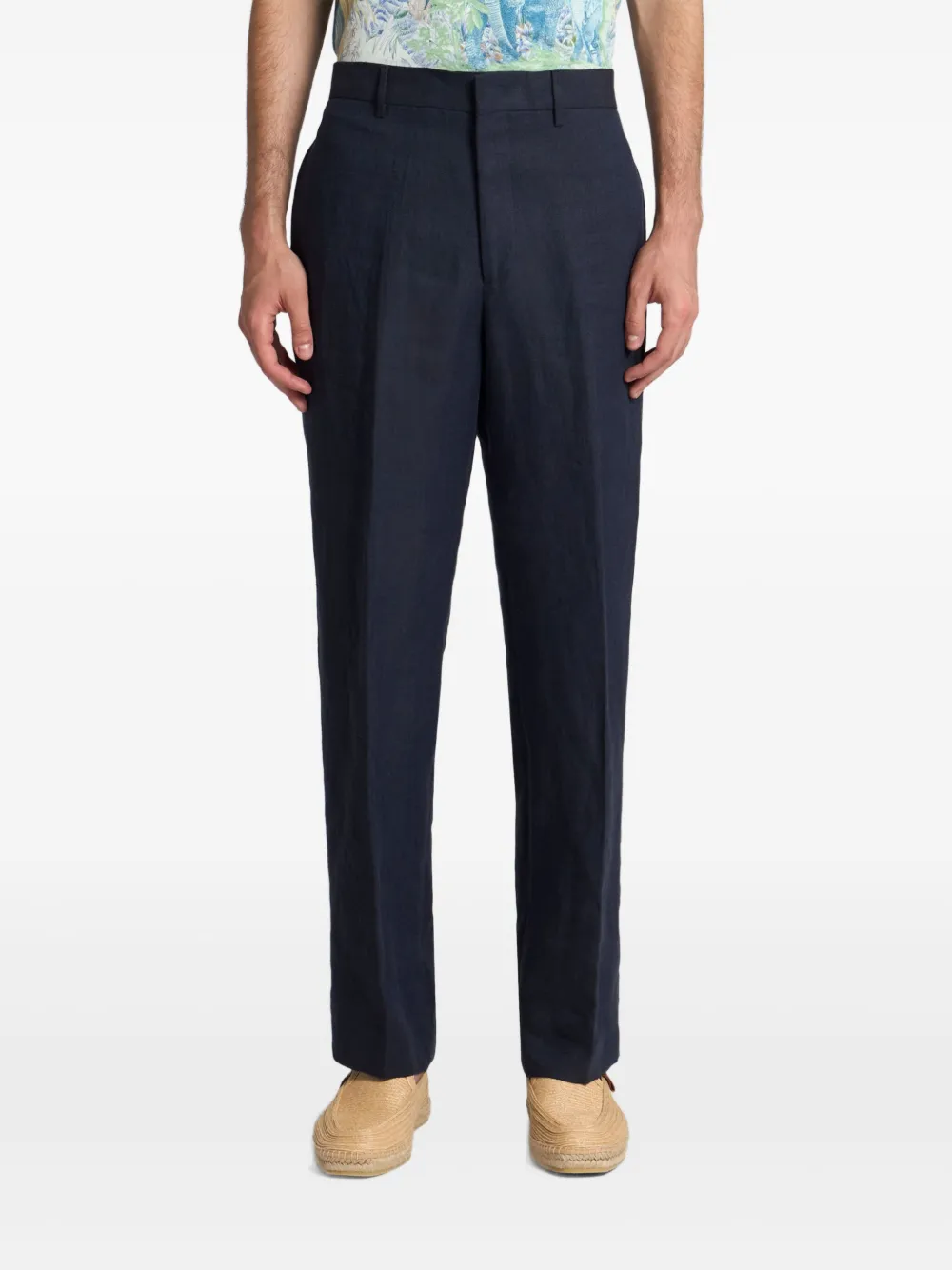 ETRO Straight broek Blauw