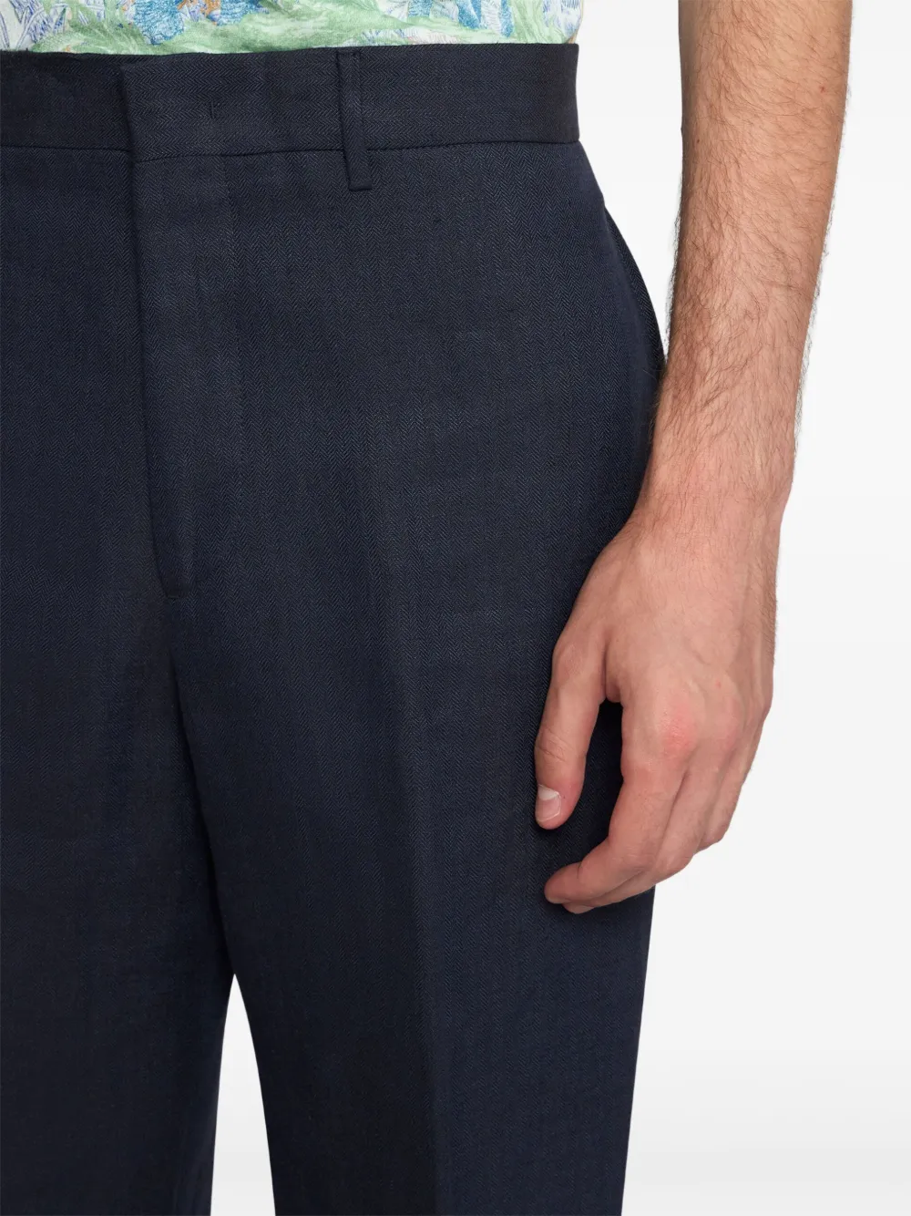 ETRO Straight broek Blauw