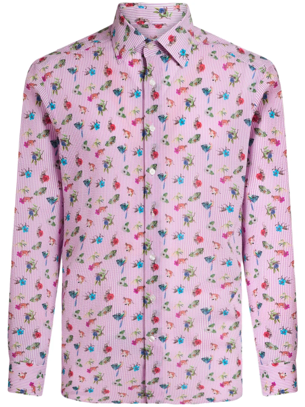 ETRO camisa con estampado floral | rosado | Image 1