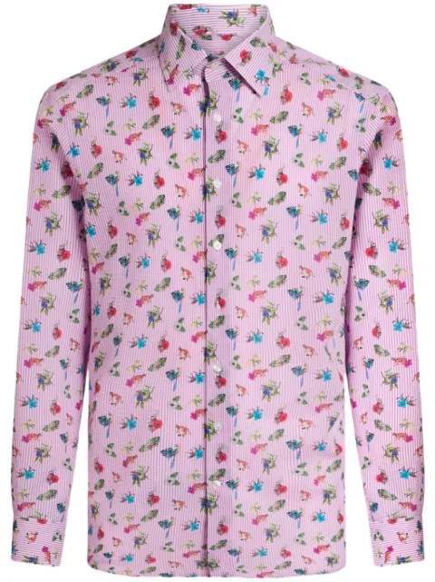 ETRO Hemd mit Blumen-Print