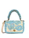 ETRO mini raffia tote bag - Blue