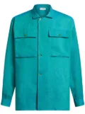 ETRO linen shirt - Blue