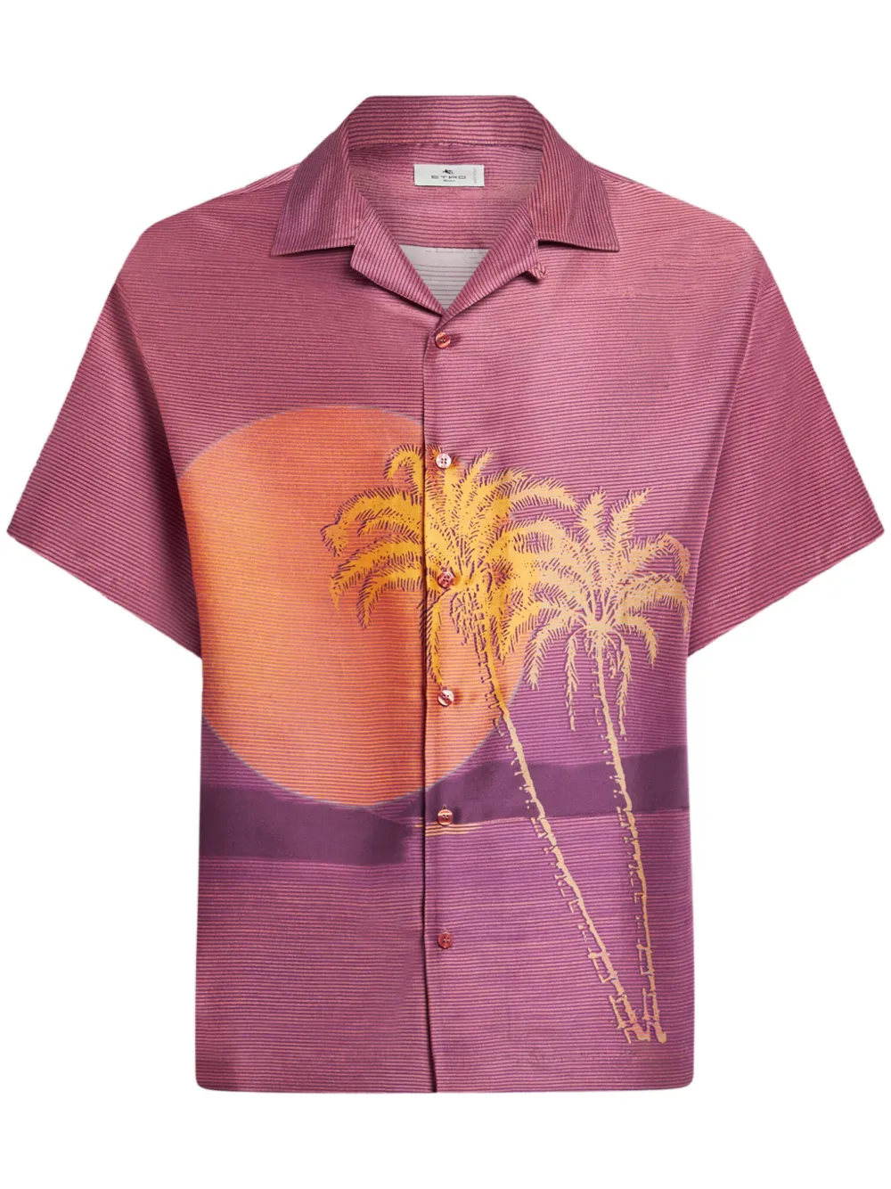 ETRO camisa con atardecer estampado | rosado | Image 1