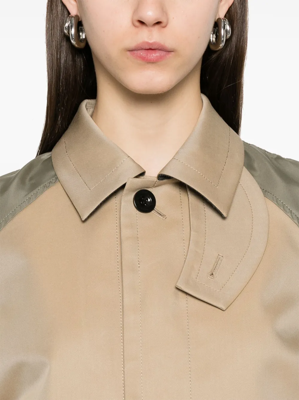 sacai Jack met pofmouwen Groen