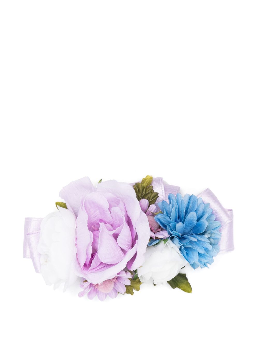 Colorichiari floral-appliqué hair clip - Purple