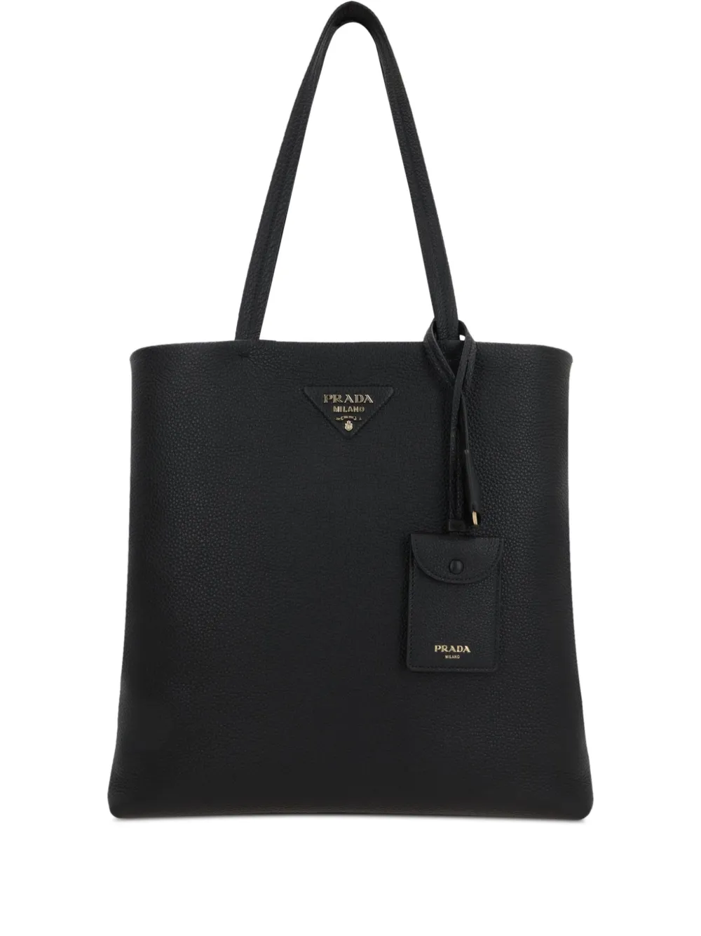 Prada Shopper met logo Zwart