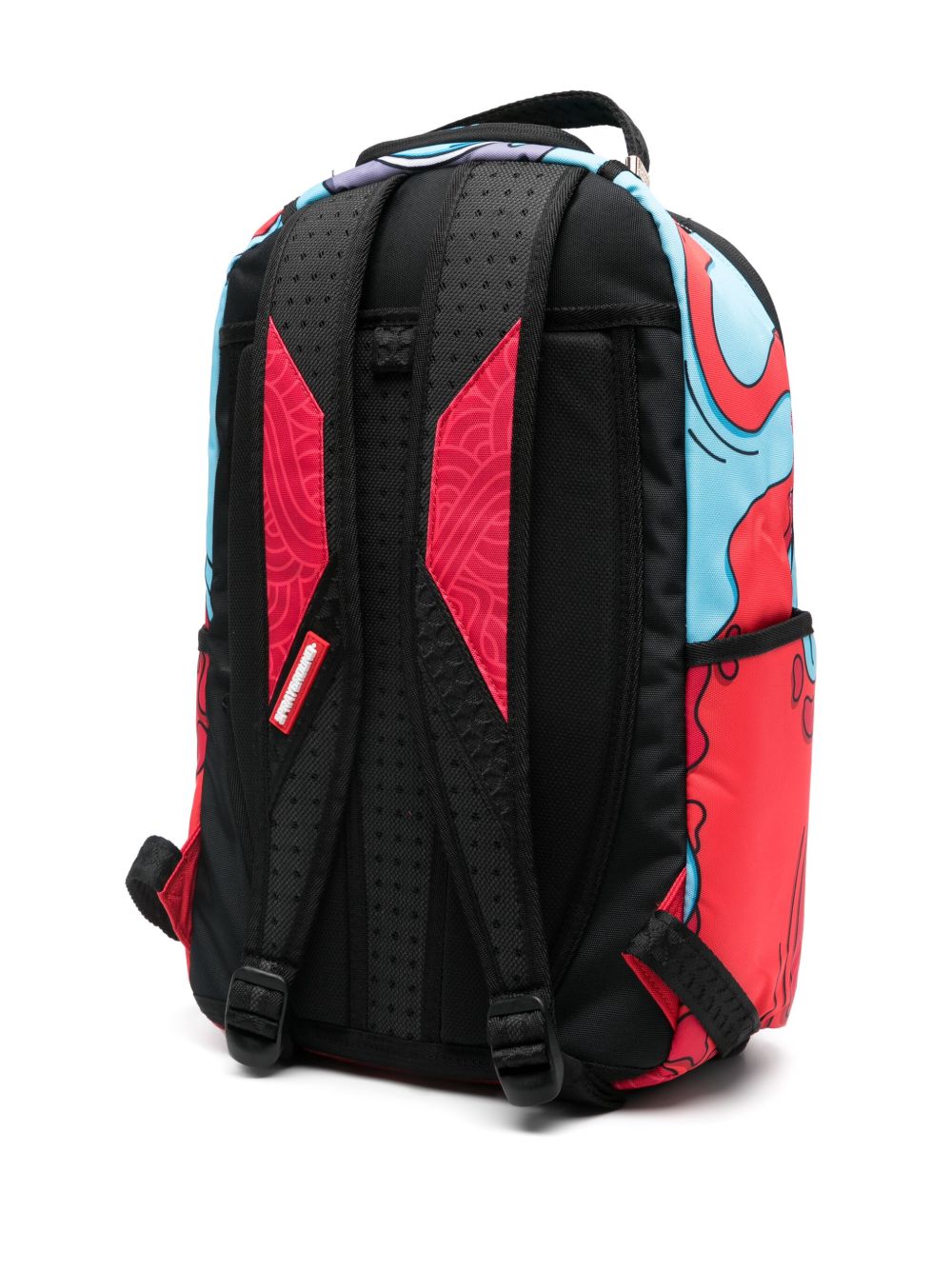 sprayground kid x Jorge Rodriguez Blinky Shark backpack - Red