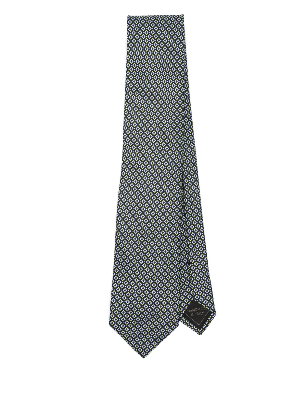 geometric-pattern tie