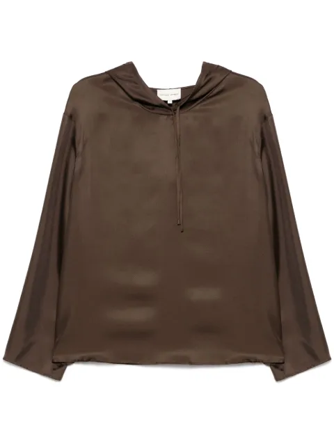 LouLou de Saison silk hoodie