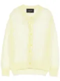 Simone Rocha bow-detail cropped cardigan - Green