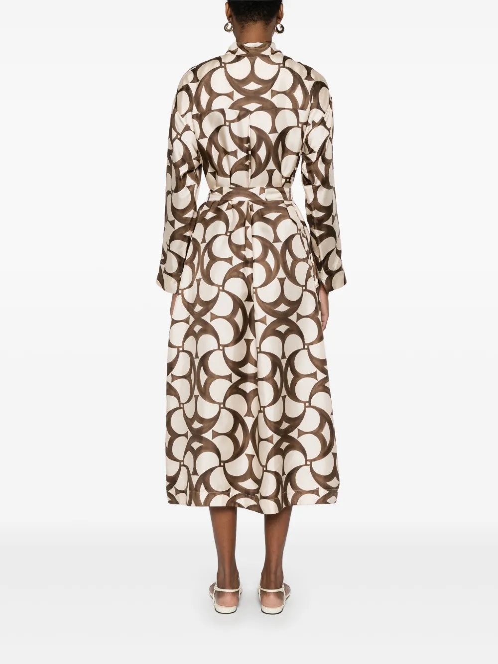 'S Max Mara Ileana jurk Bruin