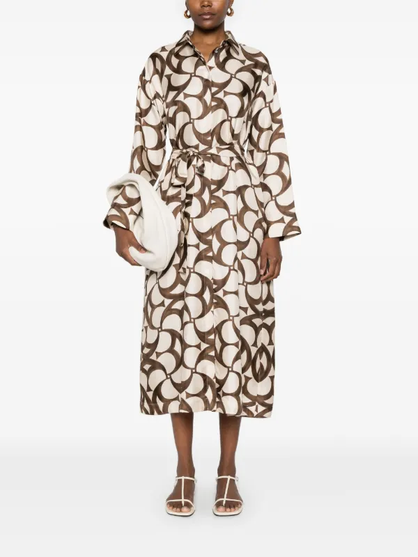 【送料&関税込】'S Max Mara Ileana Dress S Max Mara Ileana Dress | Brown | FARFETCH