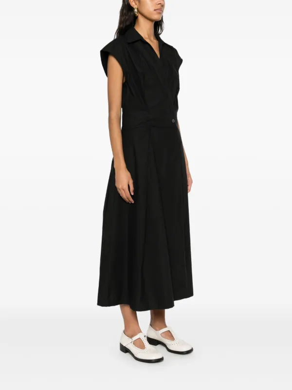 ワンピース A.P.C. Athena Dress A.P.C. Athéna Midi Dress | Black | FARFETCH