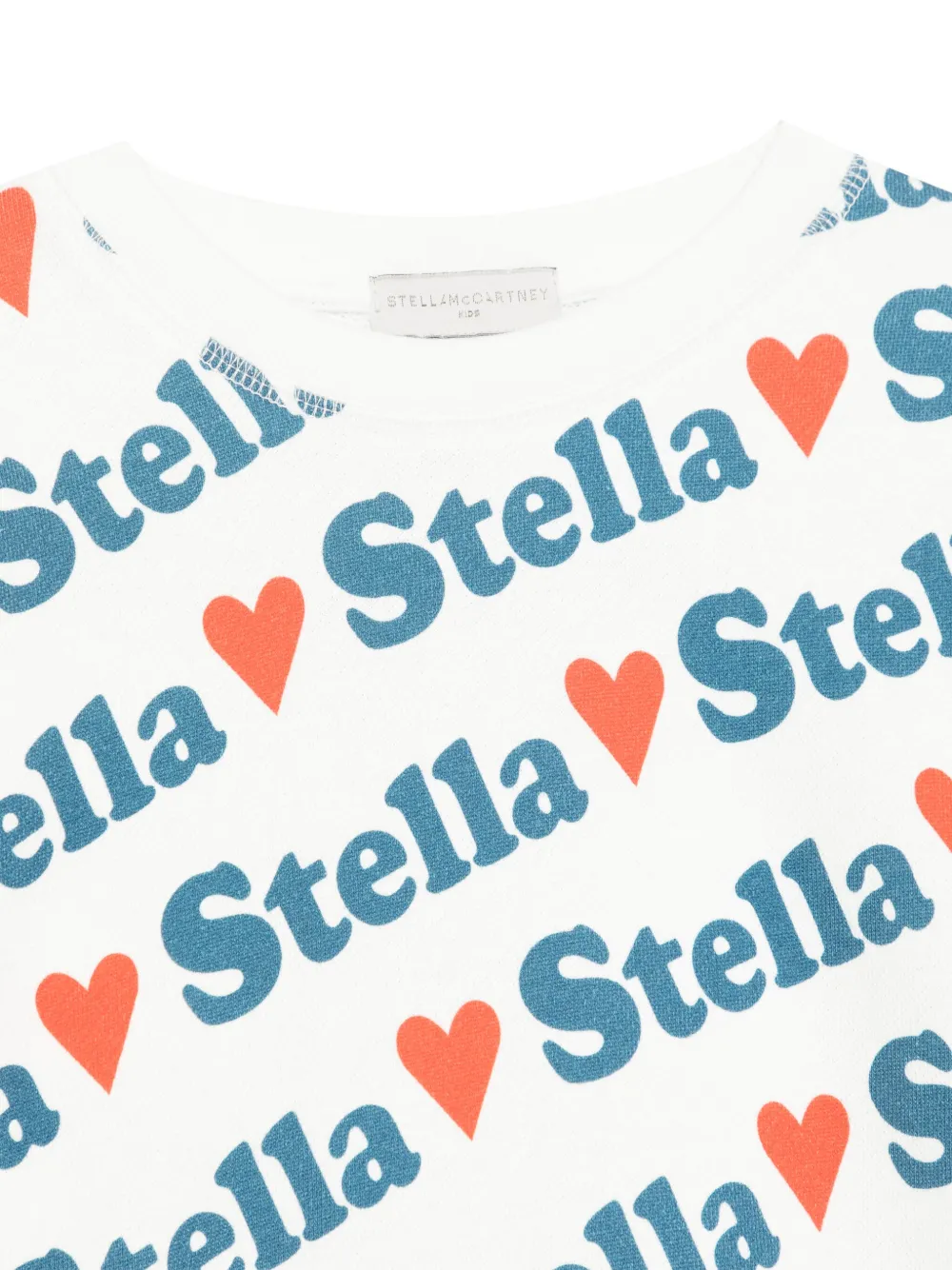 Stella McCartney Kids Sweater met logoprint Wit