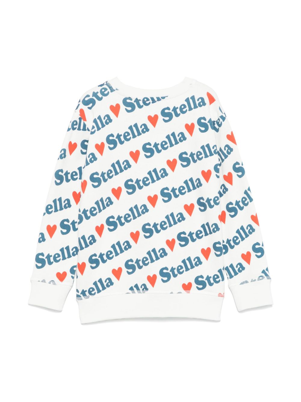 Stella McCartney Kids Sweater met logoprint - Wit