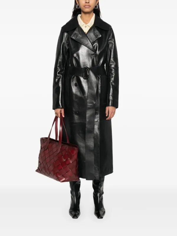 STAND STUDIO Paris Coat Black FARFETCH EG