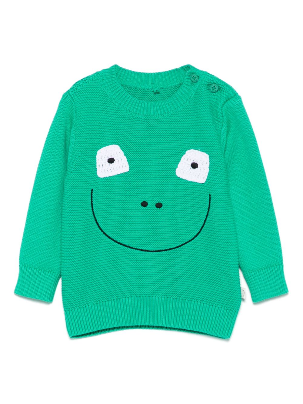 Stella McCartney Kids embroidered sweater - Green