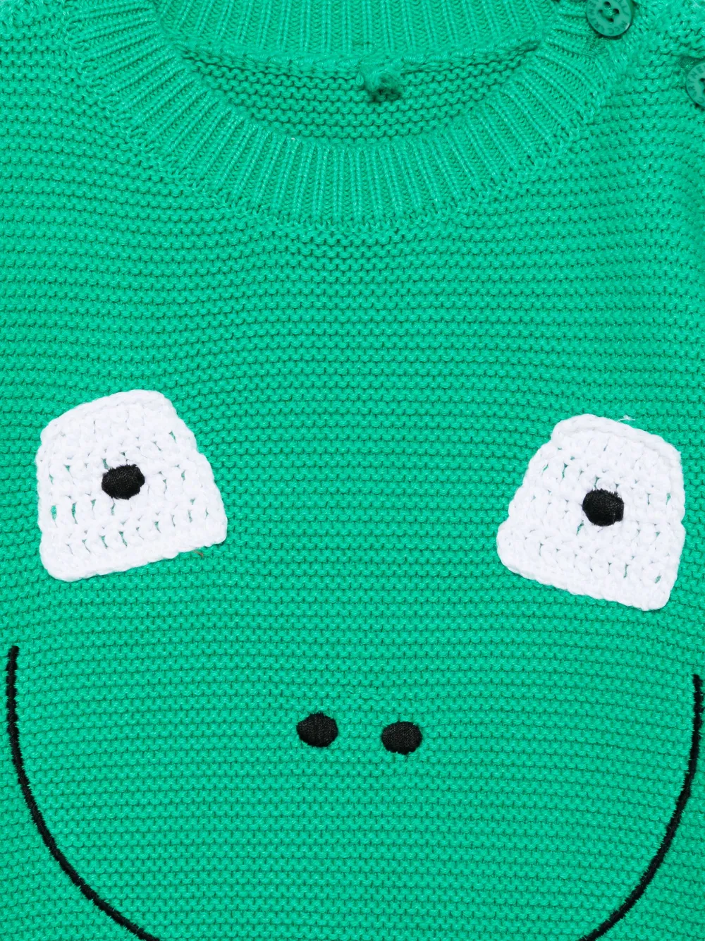 Stella McCartney Kids Trui met borduurwerk Groen