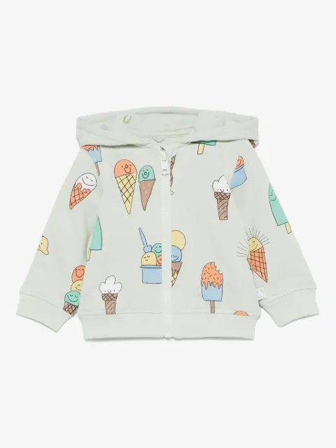 Stella McCartney Kids hoodie con ilustración estampada