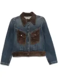Nili Lotan Brooklyn denim jacket - Blue