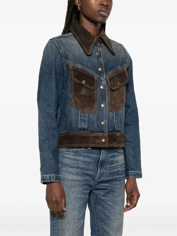 Nili Lotan Brooklyn Denim Jacket | Blue | FARFETCH