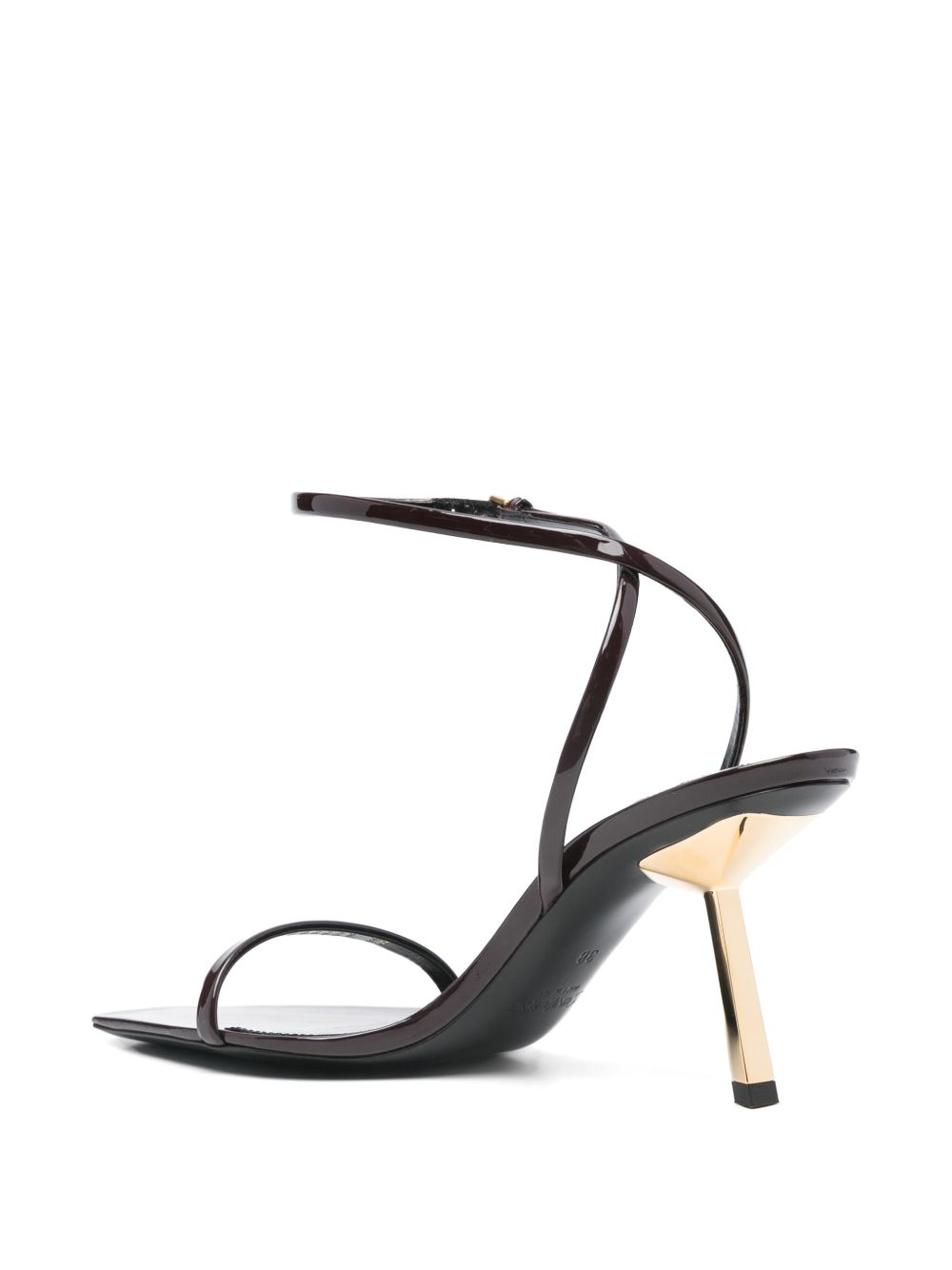 Saint Laurent 75mm Lee sandals Bruin