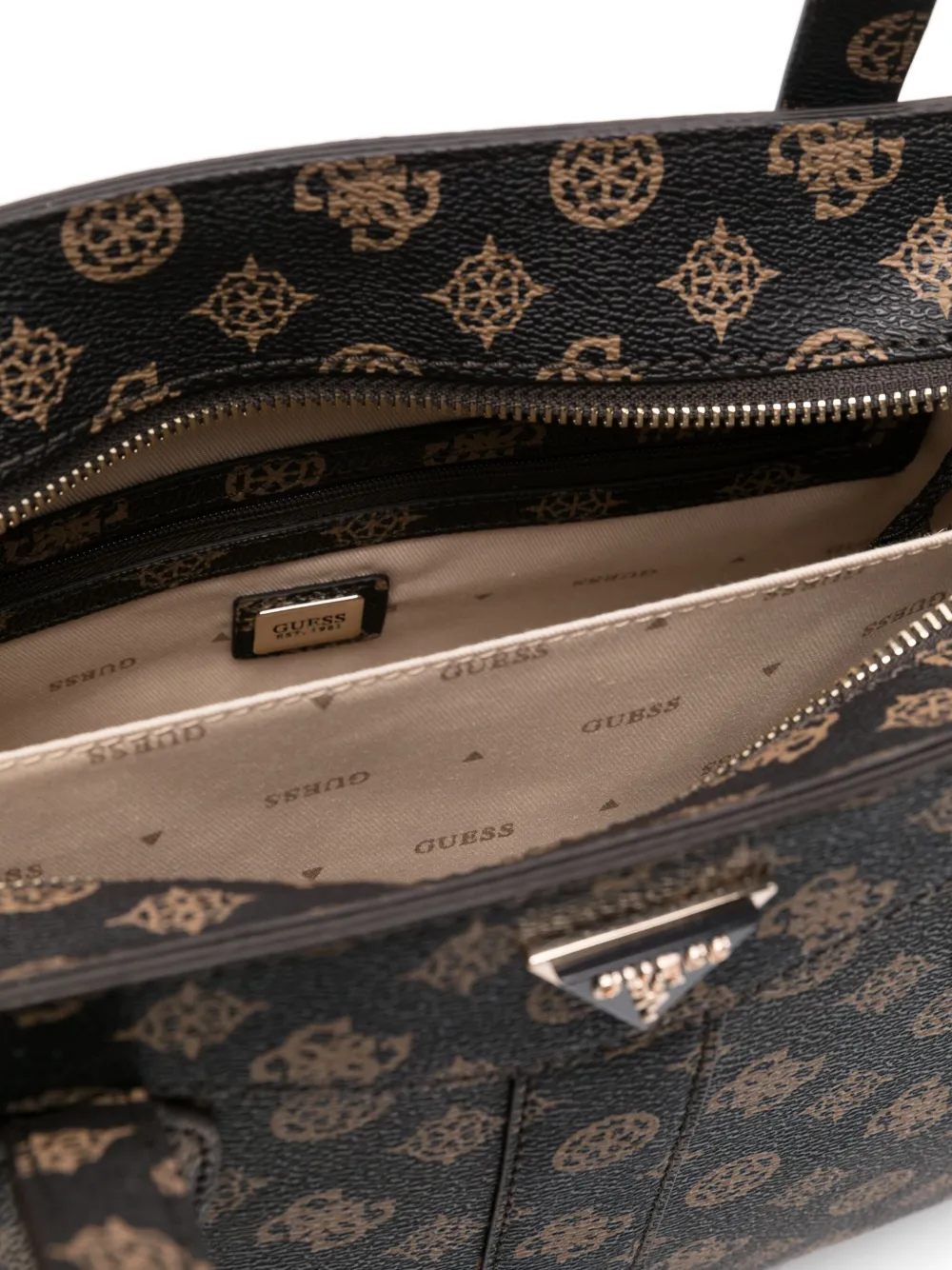 GUESS USA Silvana 4G shopper Bruin