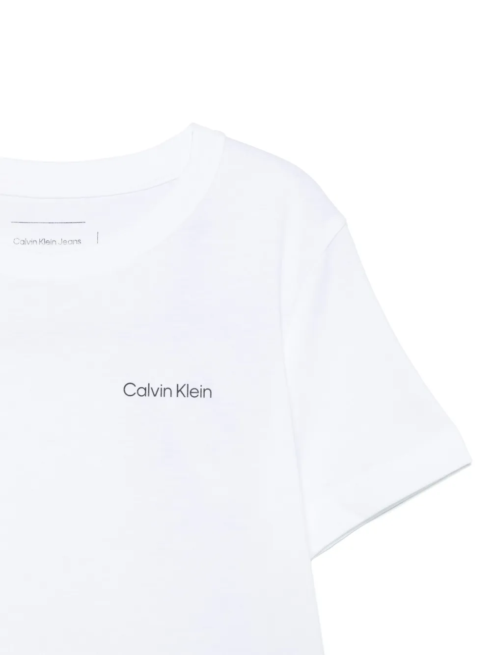 Calvin Klein Kids T-shirt met logoprint Wit