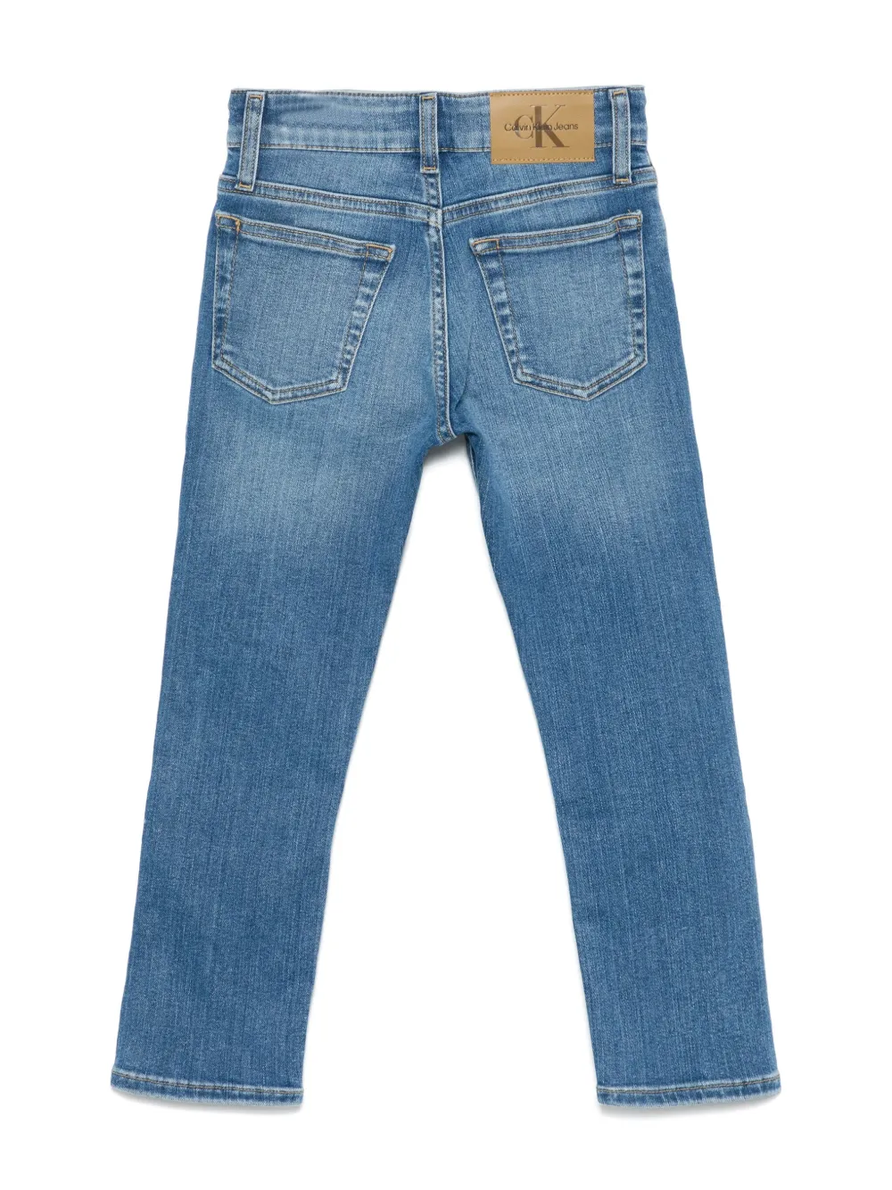 Calvin Klein Kids Jeans met logopatch Blauw