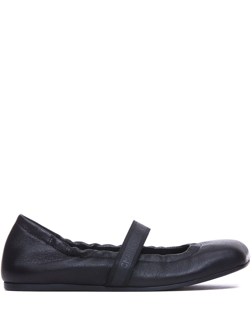 Vic Matie leather ballerina shoes Black