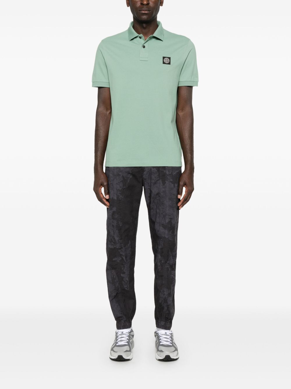 Stone Island Piqué poloshirt - Groen