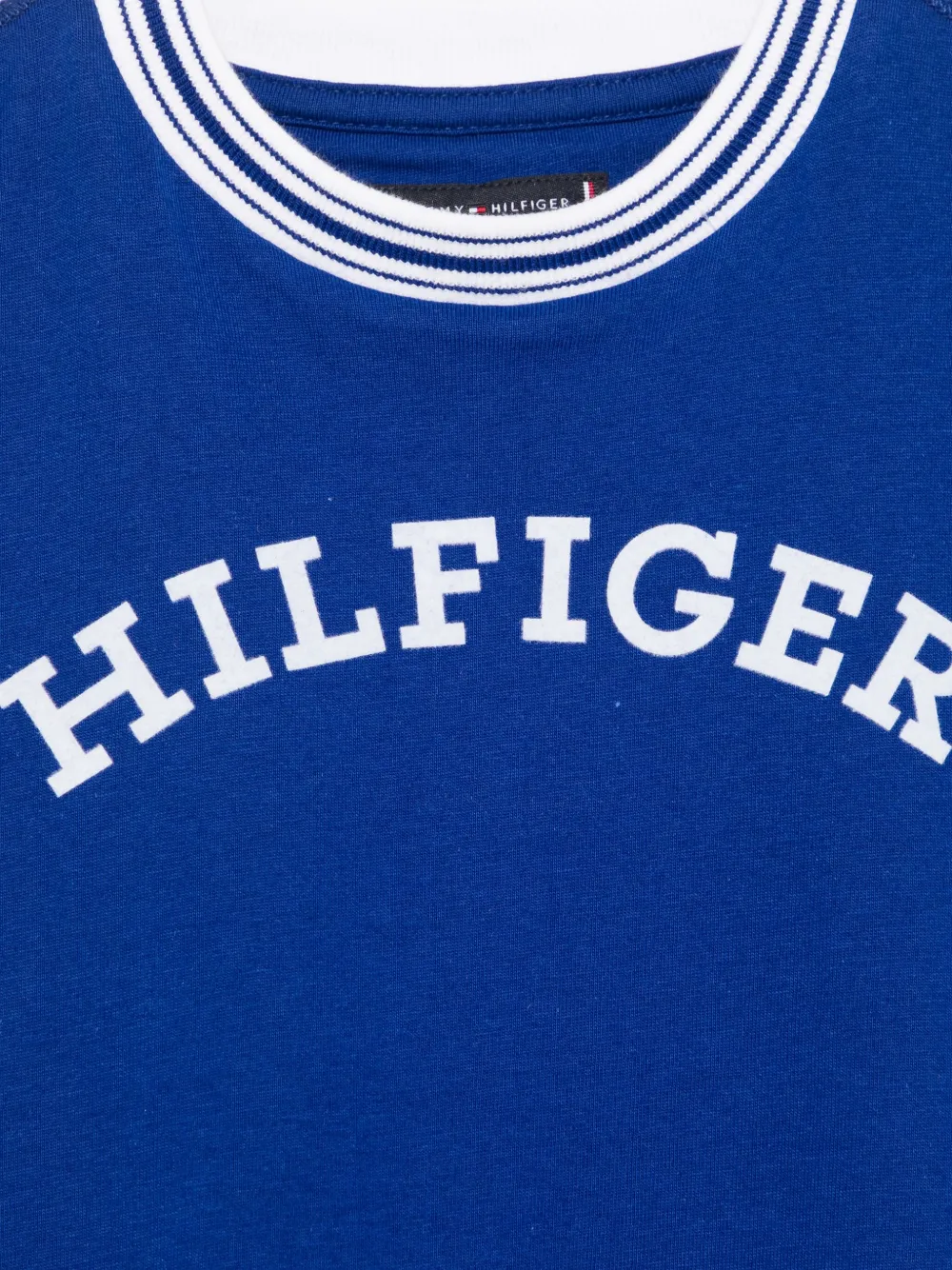 Tommy Hilfiger Junior Monotype T-shirt Blauw