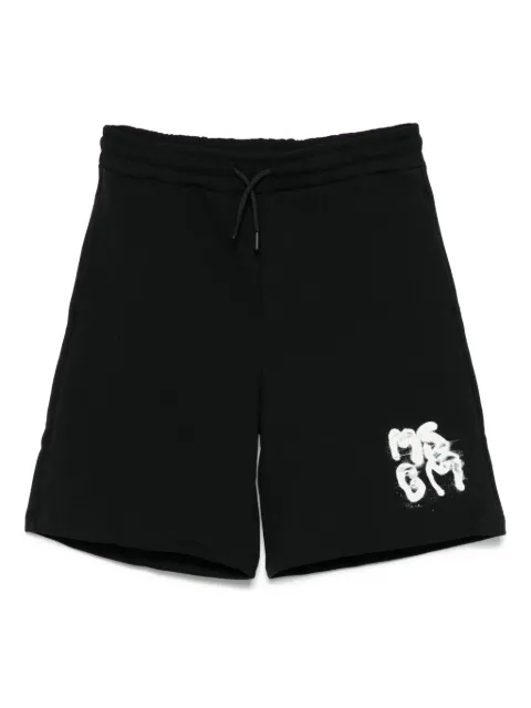MSGM Kids shorts con logo estampado