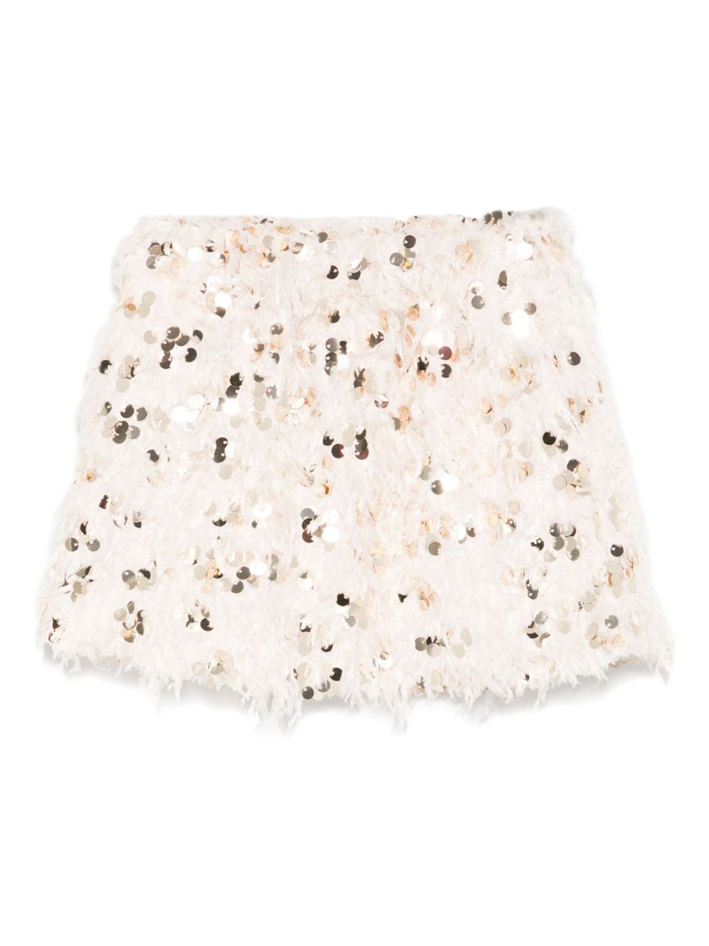 DOUUOD SEQUINED MINI SKIRT