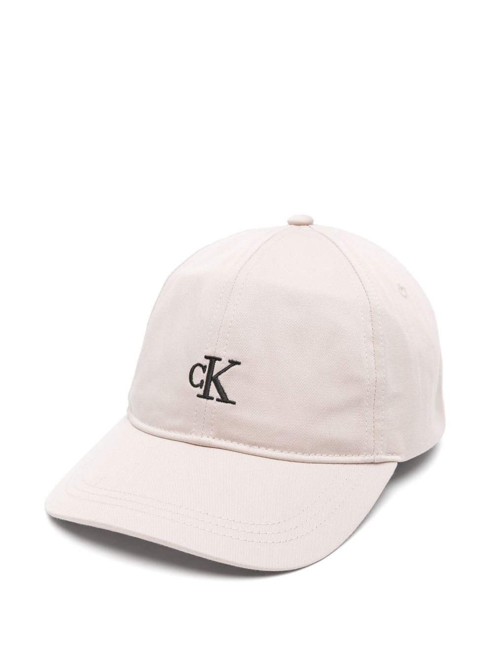 Calvin Klein Kids logo-embroidered cap - Neutrals