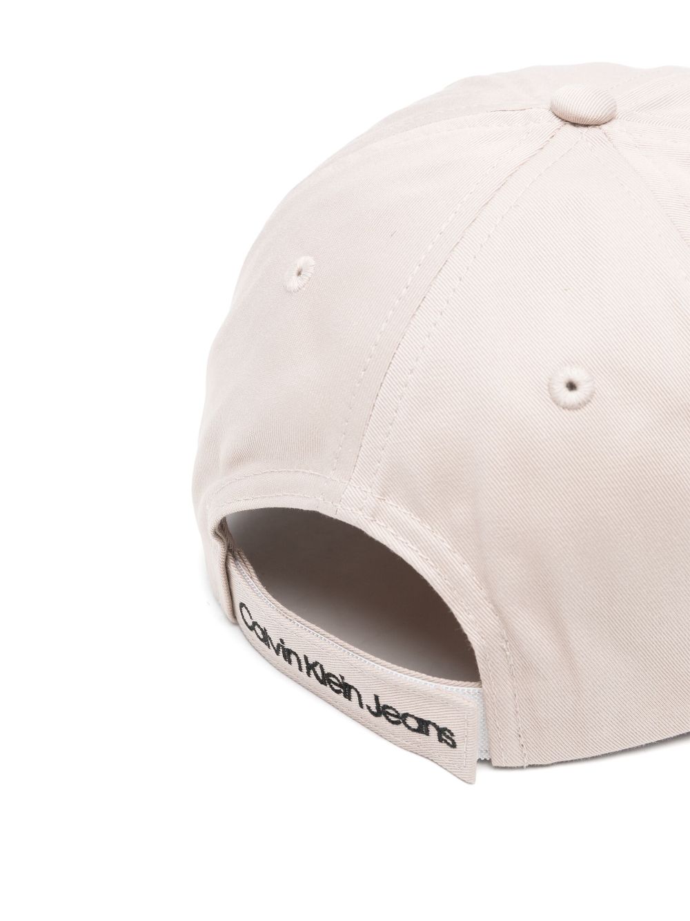 Calvin Klein Kids logo-embroidered cap - Neutrals