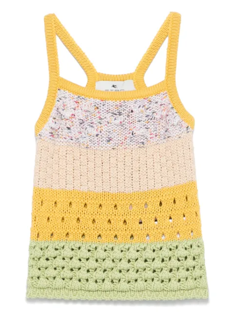 ETRO KIDS knitted tank top