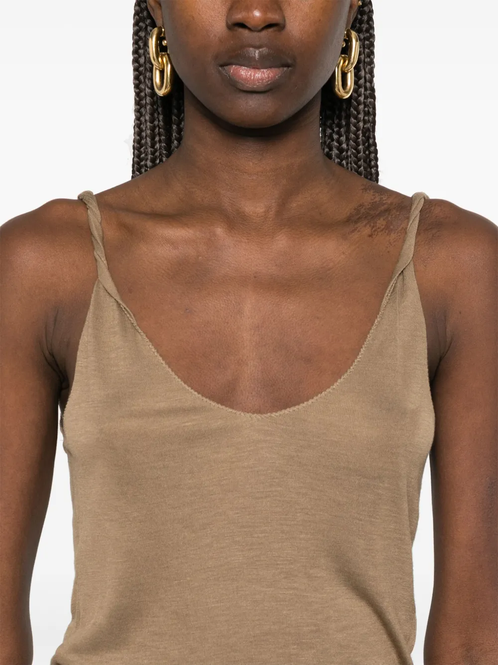 TOM FORD Bamboe tanktop Bruin
