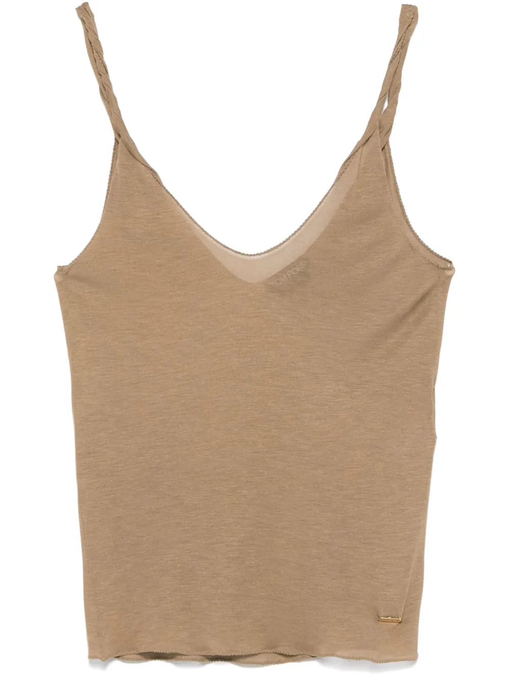 TOM FORD Bamboe tanktop Bruin