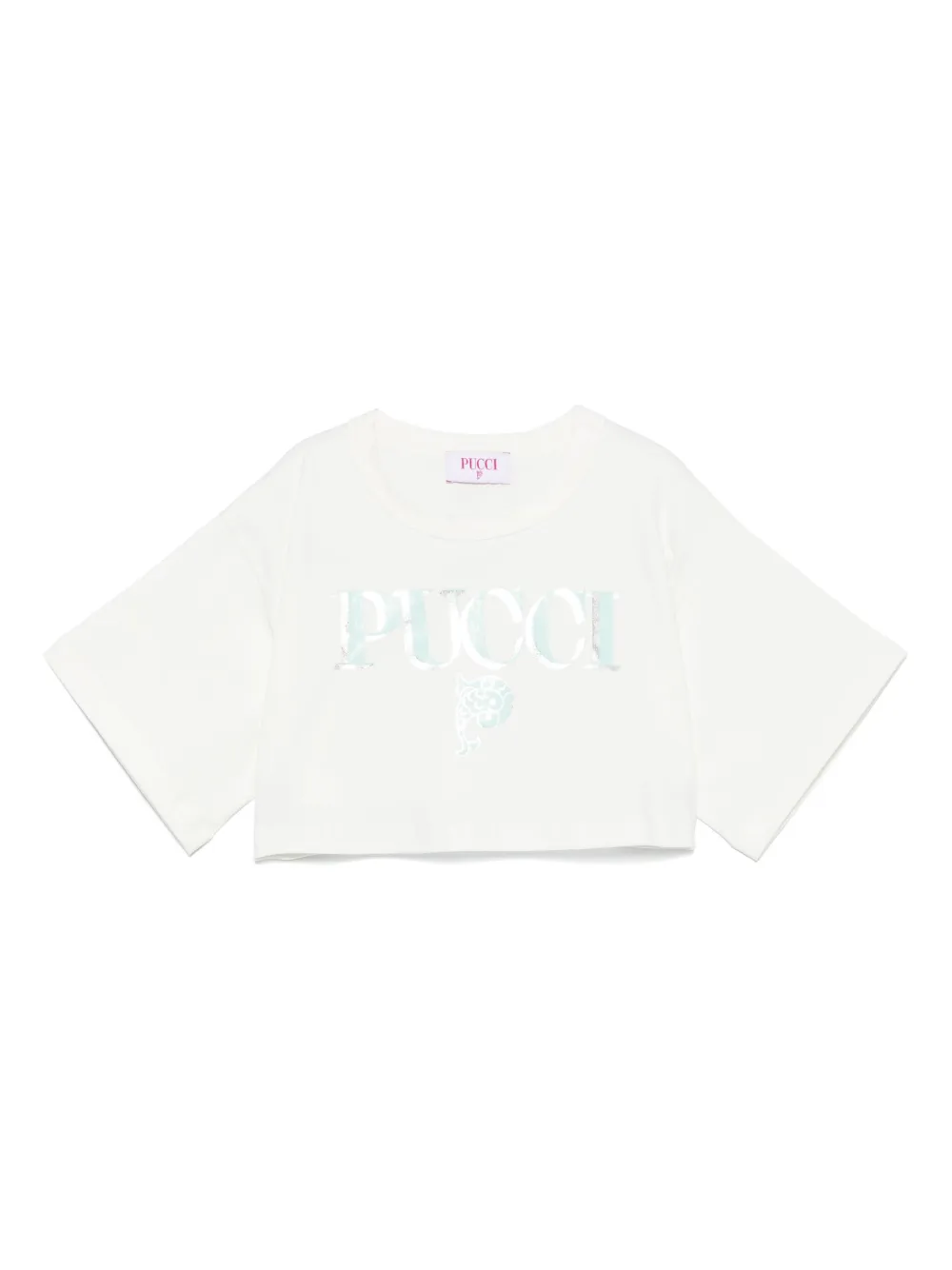 Image 1 of PUCCI Junior Camiseta com estampa de logo
