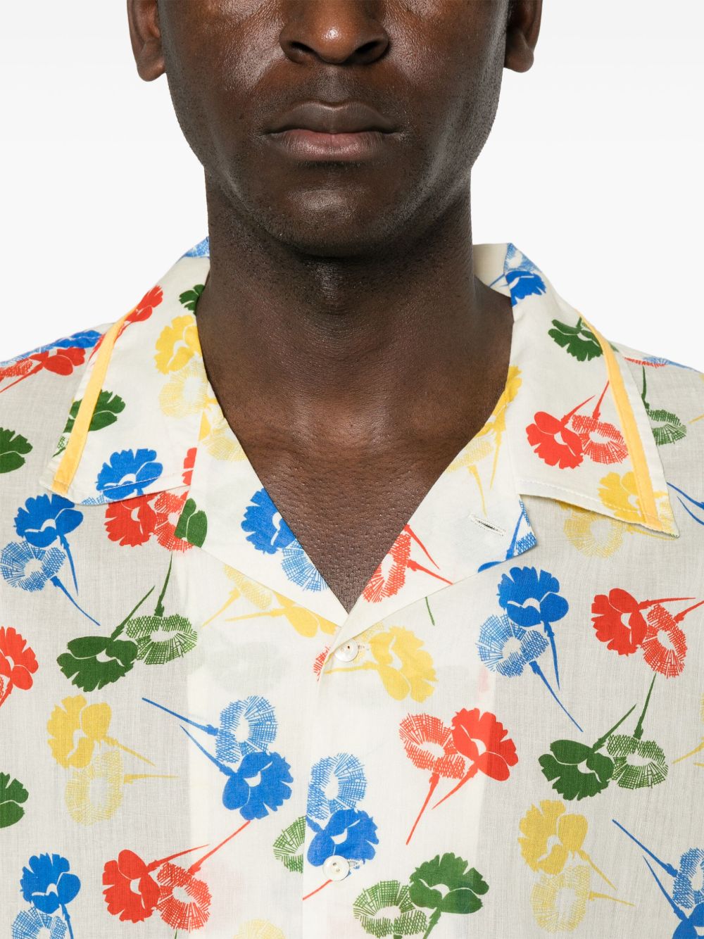 BODE FLOWER-STAMP SHIRT